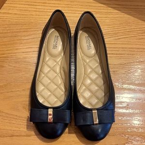 Michael Kors Black Leather Ballet